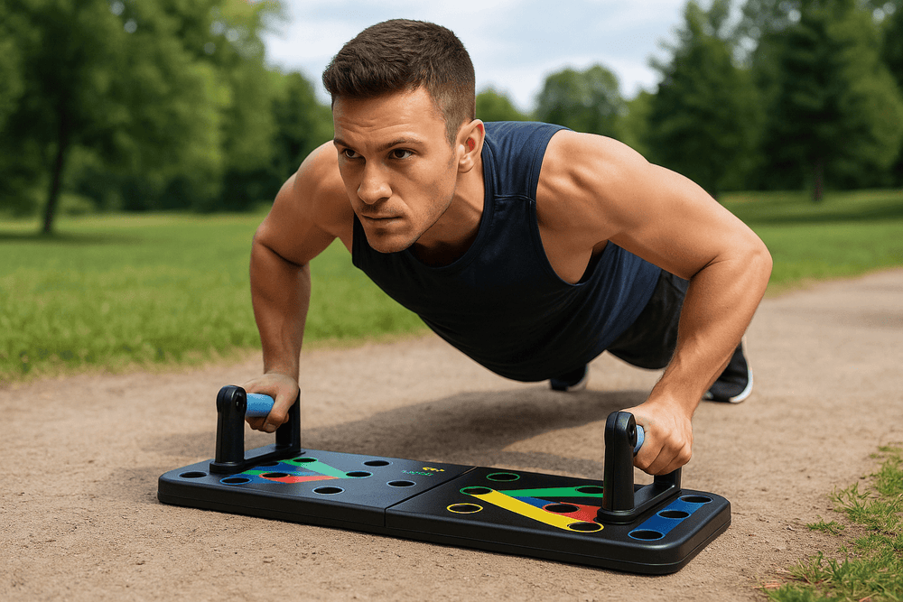 Daska za sklekove 12 u 1 - u upotrebi