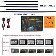 Led Rasvjeta RGB Za Automobil Unutrašnjost