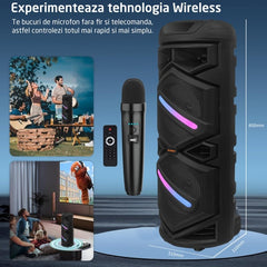 Bluetooth zvucnik Za Karaoke party sa mikrofonom i daljinskim