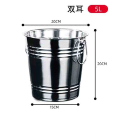 Metalna Posuda Za Piće i Led Kibla 20x20x15cm - Elegantna Za Žurke