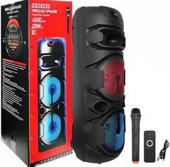 Bluetooth Zvucnik ZQS - 8220 Sa Mikrofonom Za Karaoke