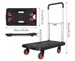 Sklopiva visenamjenska kolica sa platformom za transport stvari