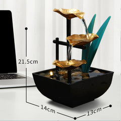 Dekorativna Fontana ZLATNI LOTOS Za Dom I Kancelariju