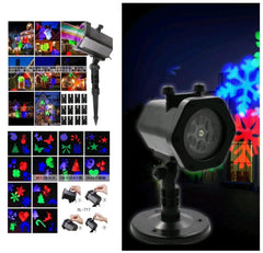 Led PROJEKTOR Disko Laser NOVOGODIŠNJI Sa Motivima