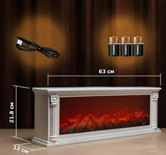 Led dekorativna lampa / kamin 3D