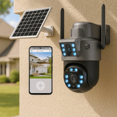 Solarna WI-FI Sigurnosna Kamera s Dvostrukim Zaslonom
