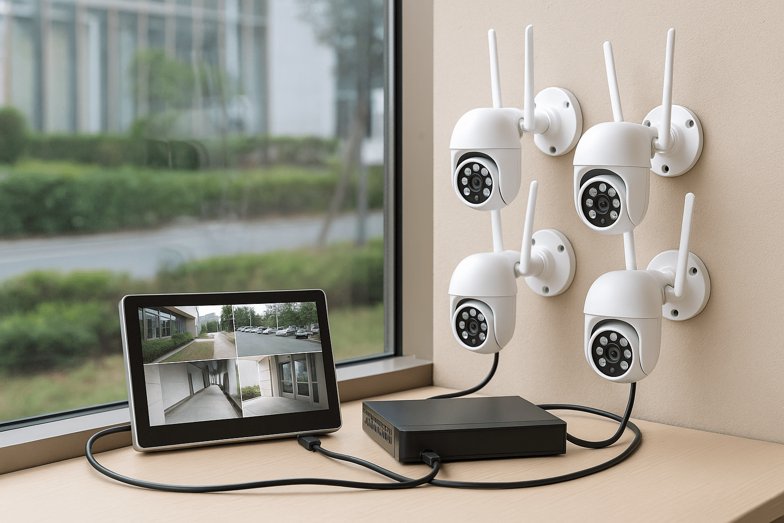 4-kanalni NVR sustav video nadzora - u upotrebi