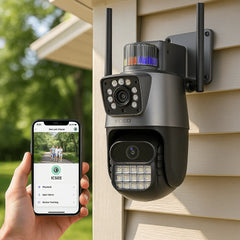 4K 8MP dvostruka WiFi kamera  za van KUCNI VIDEO NADZOR