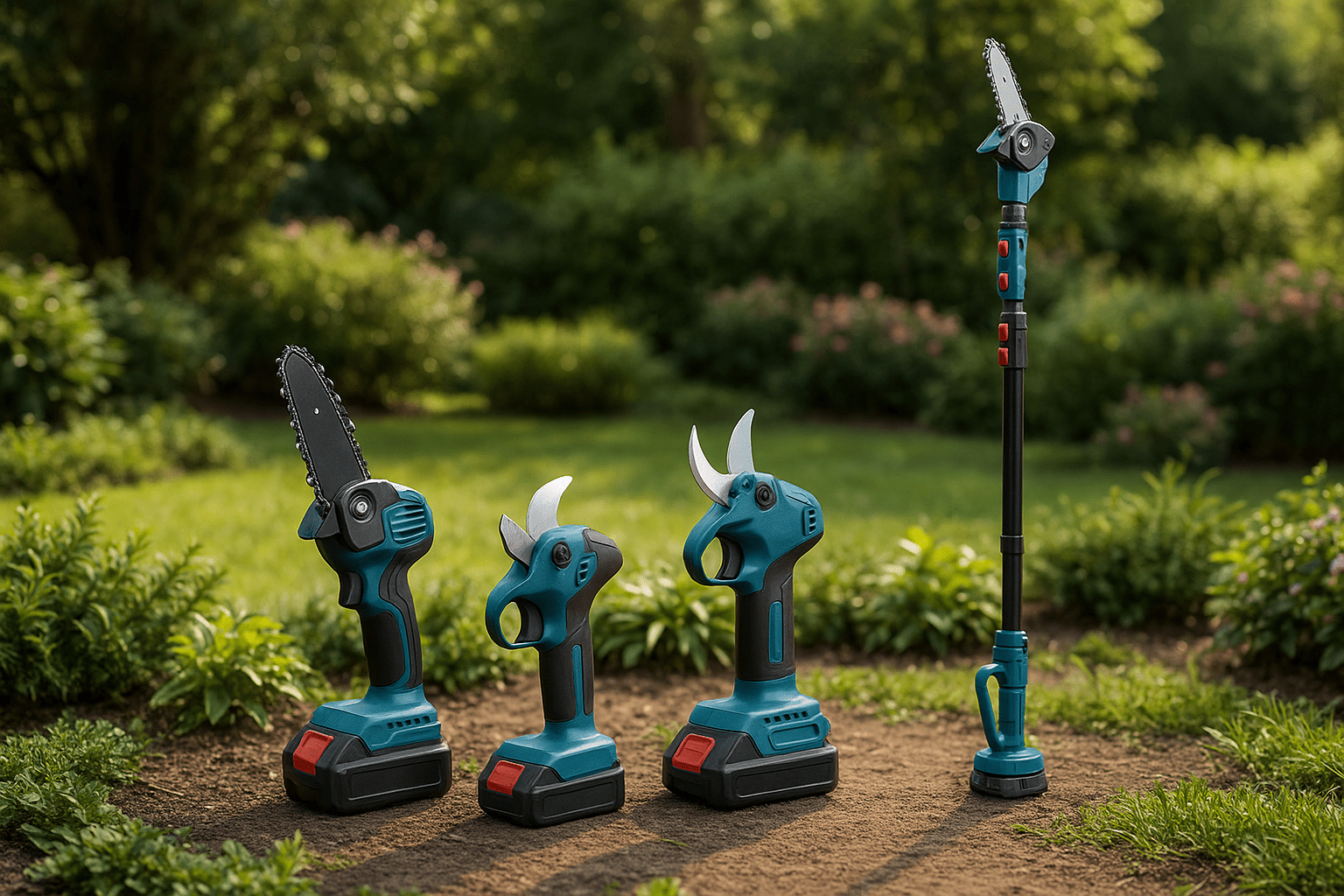 Aku teleskopska pila set - realistična 1