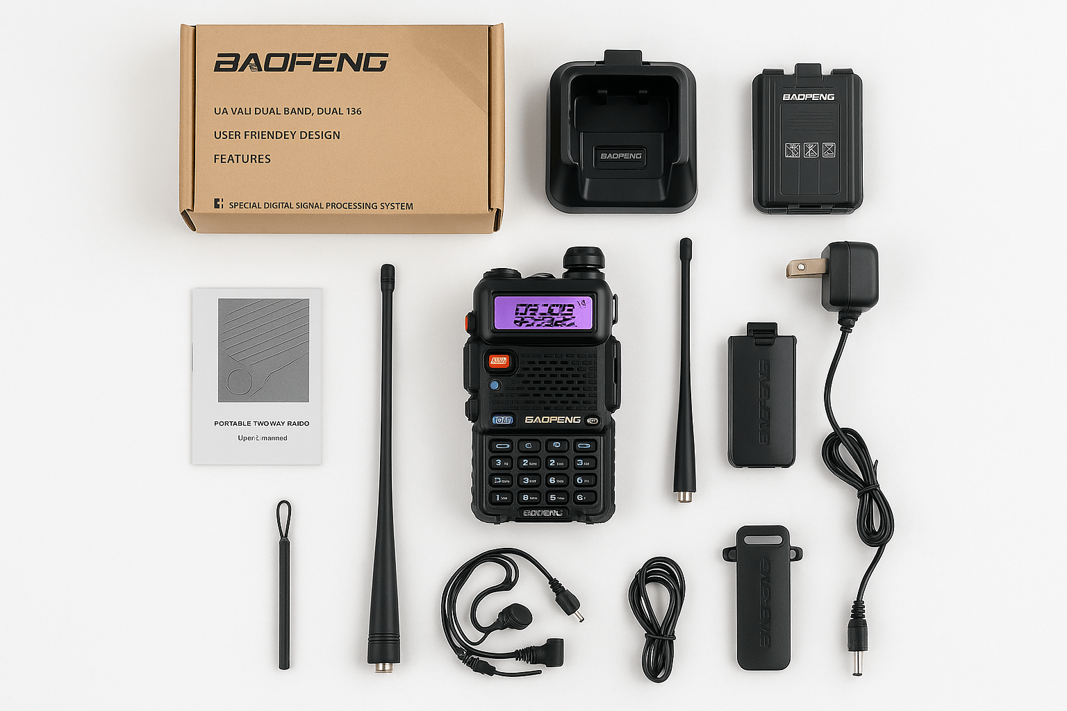Baofeng UV-5R kompletni set