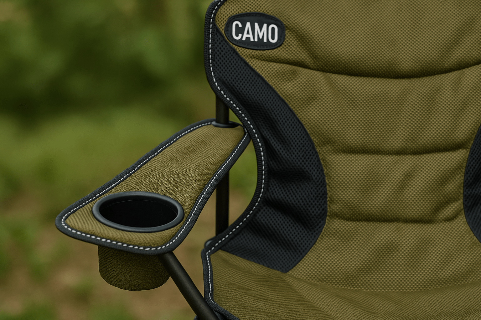 Kamperska stolica - detalj naslonjača