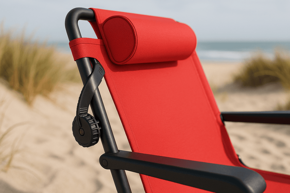 Ležaljka stolica za plažu - detalj mehanizma