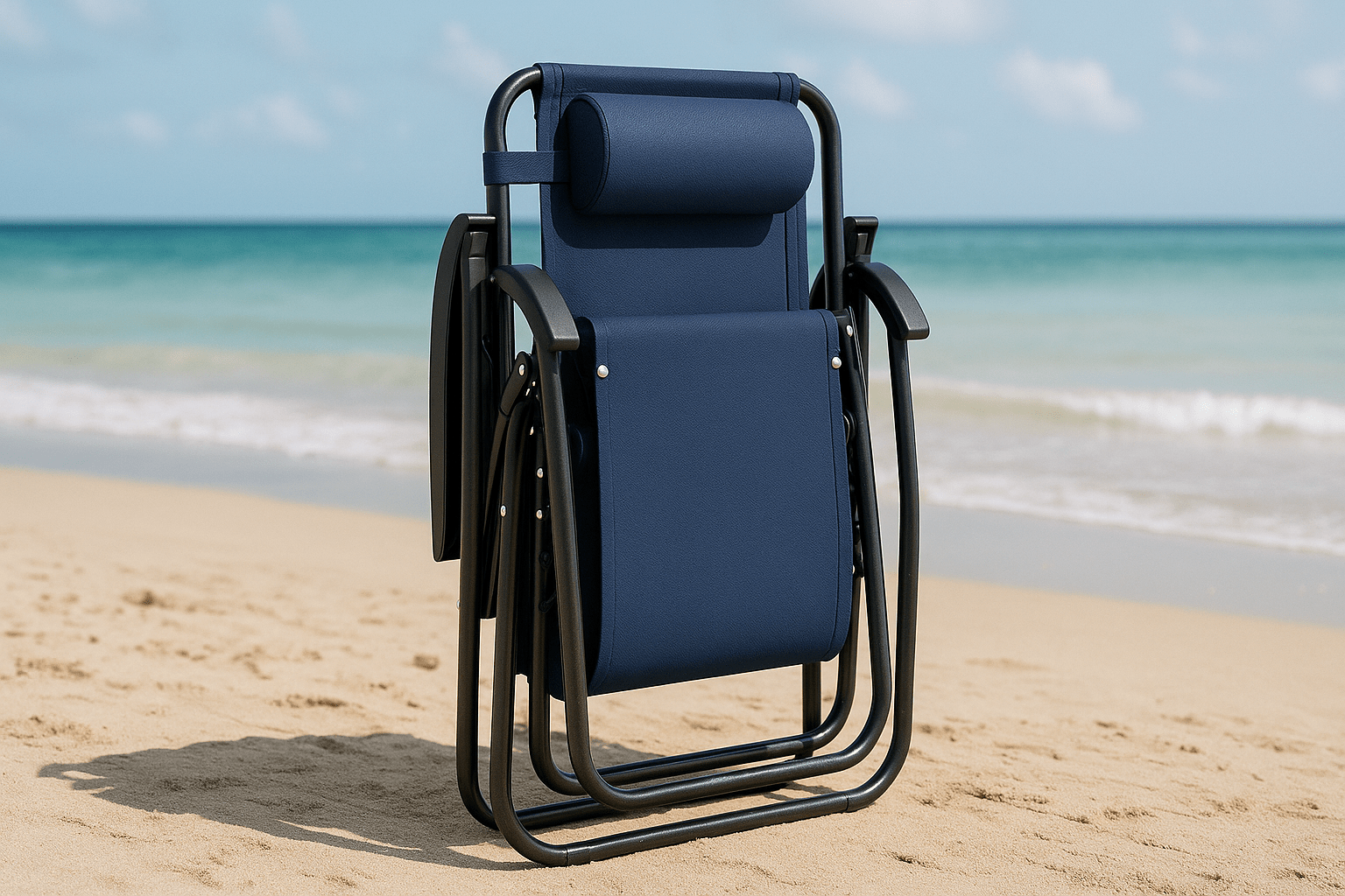 Ležaljka stolica za plažu - sklopljena