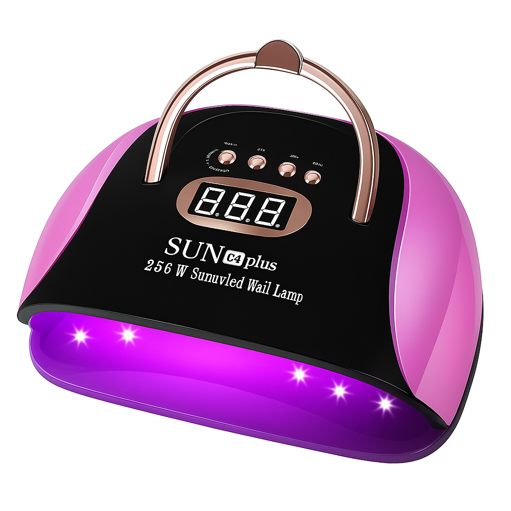 Nail lamp sa čistom belom podlogom