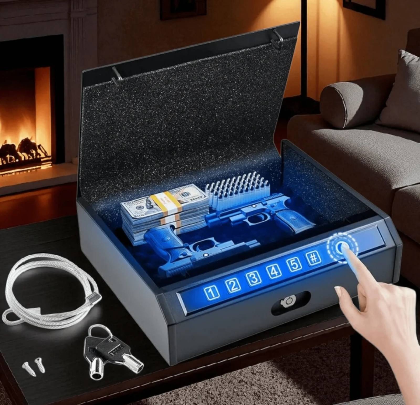 Sef Sigurnosni Sa Otiskom Prsta DIGITALNI ADIMO