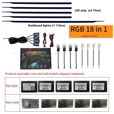 Led Rasvjeta RGB Za Automobil Unutrašnjost