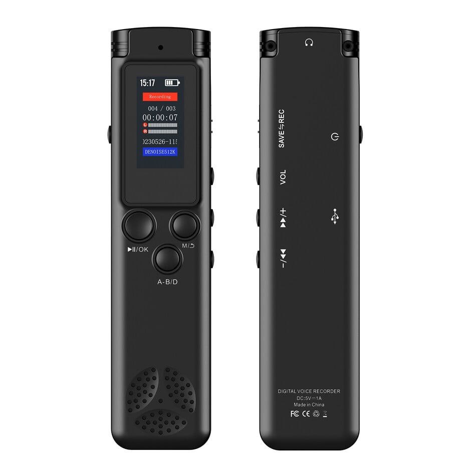 Diktafon Profesionalni Audio Snimač Glasa Sa LCD Ekranom