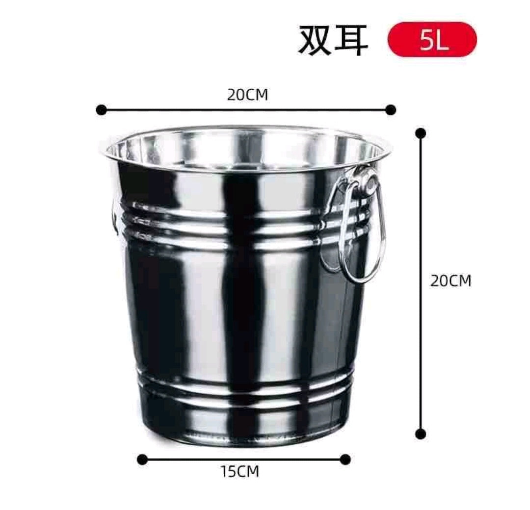 Metalna Posuda Za Piće i Led Kibla 20x20x15cm - Elegantna Za Žurke