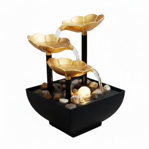 Dekorativna Fontana ZLATNI LOTOS Za Dom I Kancelariju