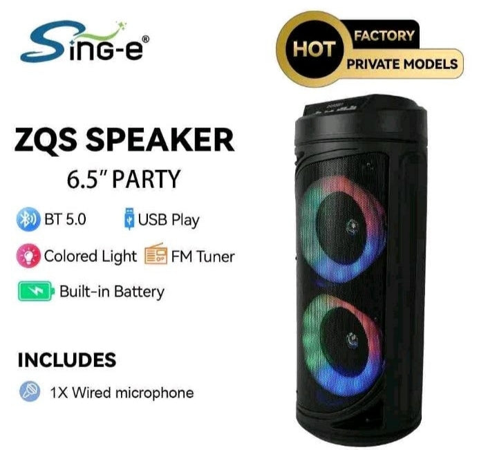 Bluetooth ZvucnikZQS -2601  Sa Mikrofonom Za Karaoke