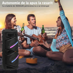 Bluetooth zvucnik Za Karaoke party sa mikrofonom i daljinskim