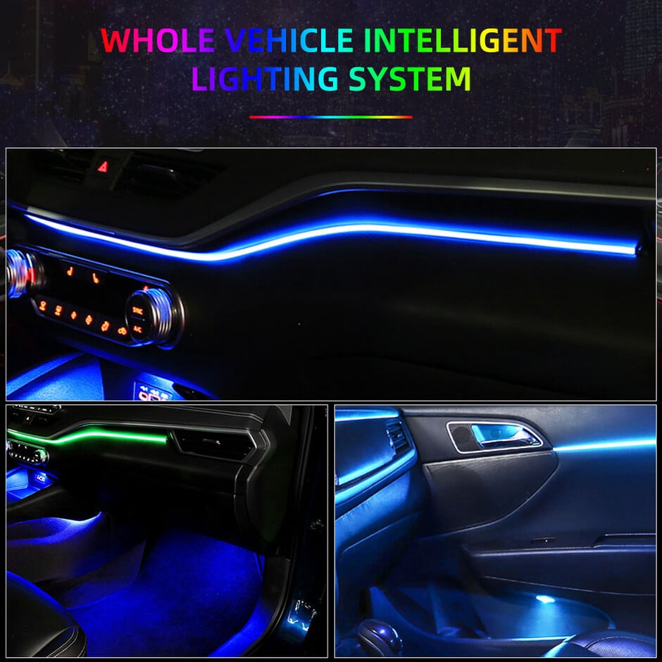 Led Rasvjeta RGB Za Automobil Unutrašnjost