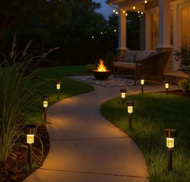 Led Solarna Lampa Za Vrt  Baštu Dvorište 10kom