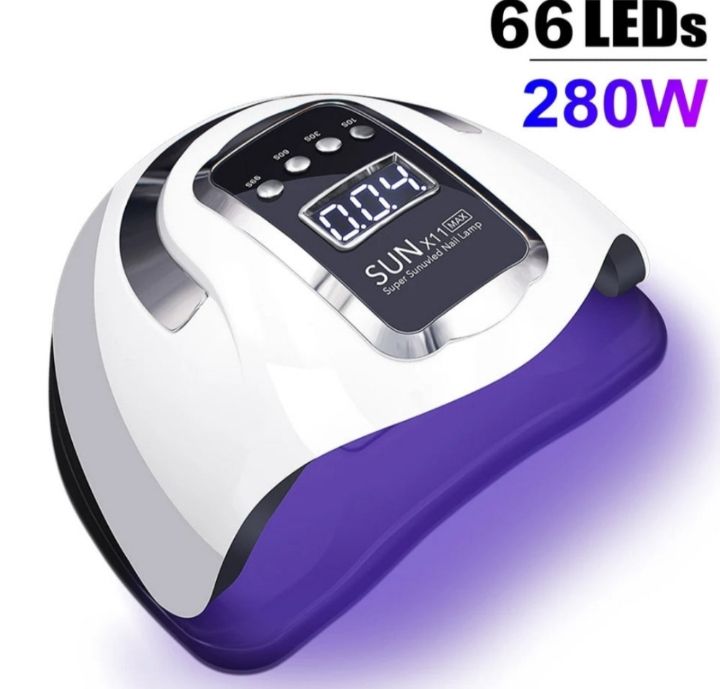 SUN X11 MAX 280W UV/LED Lampa za Nokte - Profesionalna Lampa za Sušenje Gel Laka