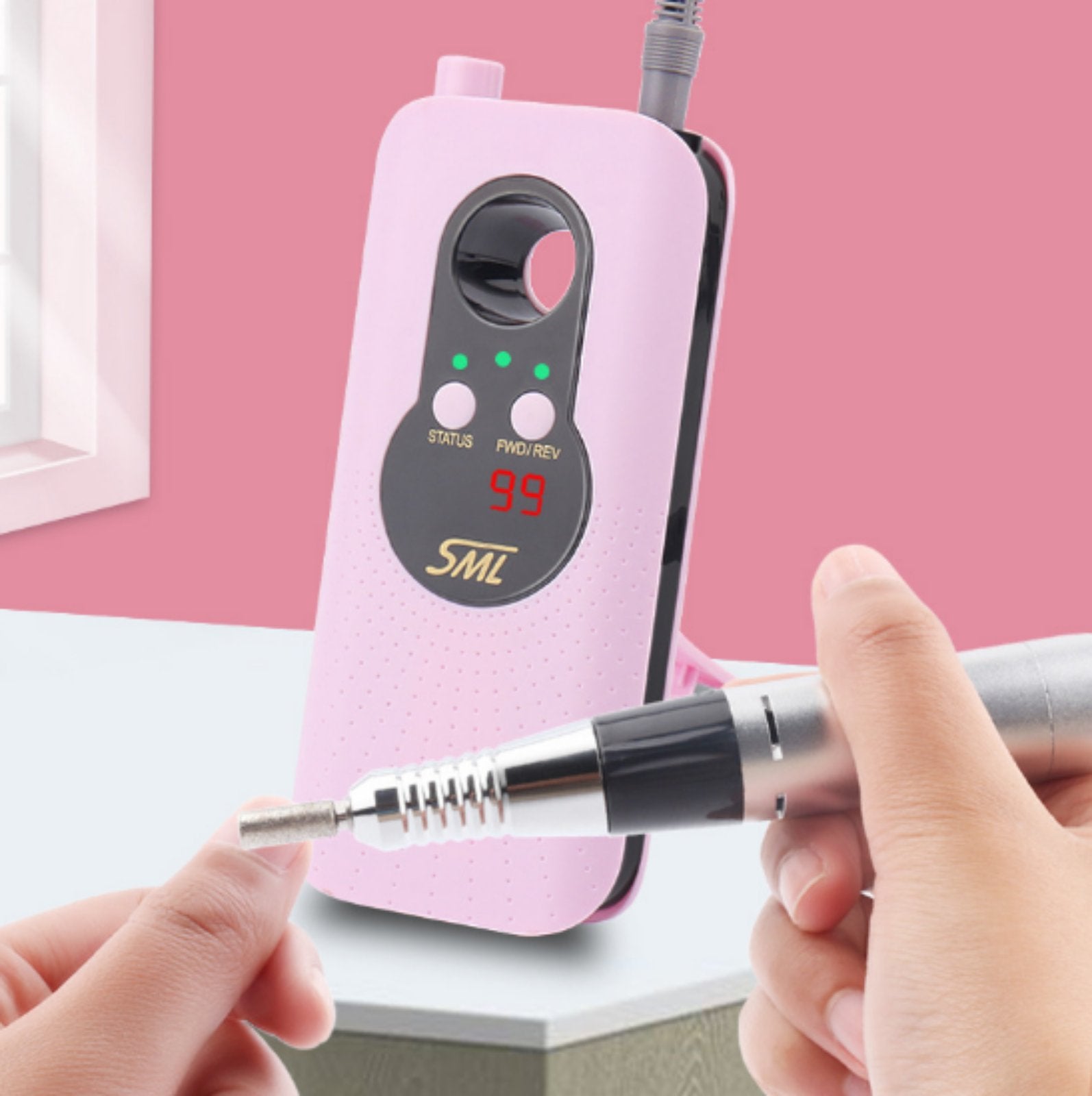 SML Prenosiva Električna Turpija 35.000 RPM - Profesionalna Manikir Brusilica Kompaktna