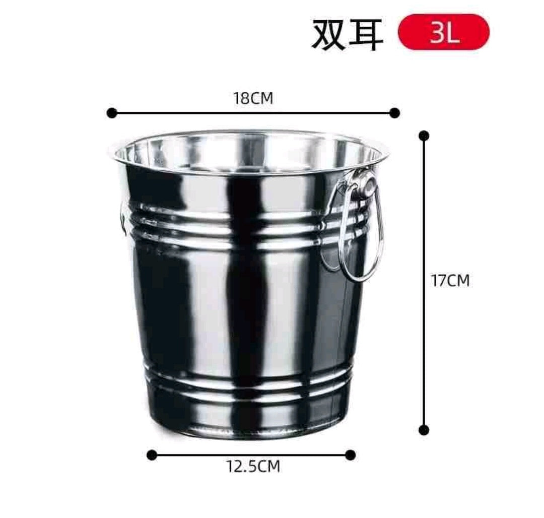 Metalna Posuda Za Piće i Led Kibla 17x18x12.5cm - Kompaktna Elegantna