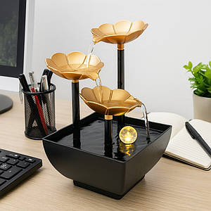 Dekorativna Fontana ZLATNI LOTOS Za Dom I Kancelariju