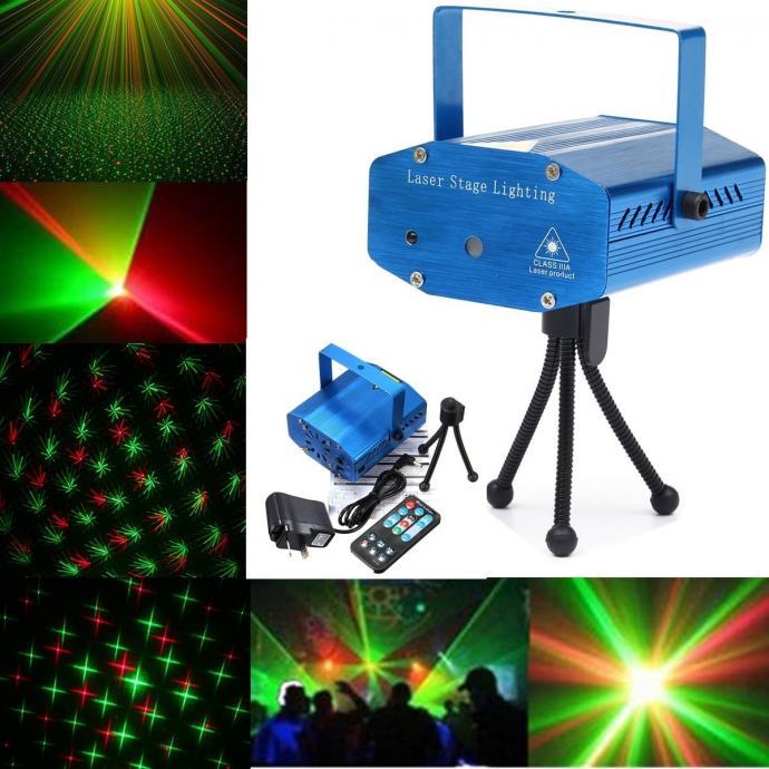 Mini Disko Laser Led Projektor TACKICE