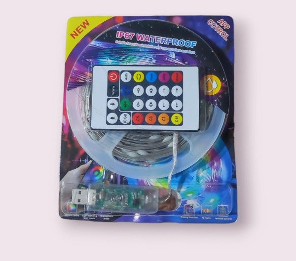 Led Traka RGB Šarena 10m Bluetooth Sa Daljinskim