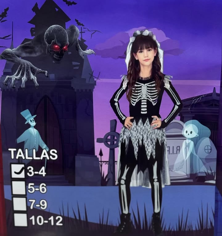 Halloween Kostim Skeleta Za Djecu Maskare