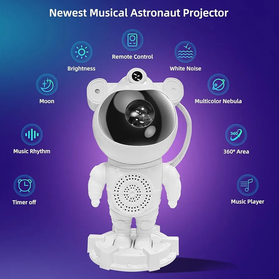 Astronaut Galaxy Projektor Zvjezdano Nebo BLUETOOTH