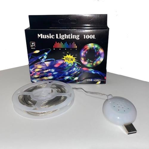 Led Rbg traka Muzička 10m 220V Sa Daljinskim USB