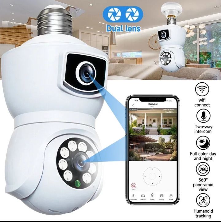 Wifi Dupla Kamera SIJALICA Pametna Sijalica