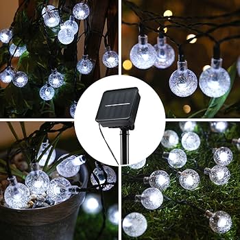 Solarne Led Lampice / Kuglice Novogodišnje Ukrasne 5m