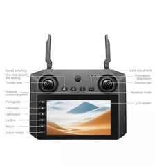 Dron M33 Letilica Sa Dvije 4K Kamere i Displejom - Profesionalni GPS Dron