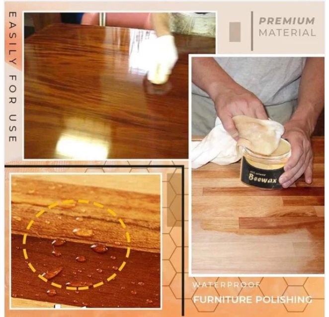 Pcelinji Vosak Za Poliranje Namjestaja 4kom