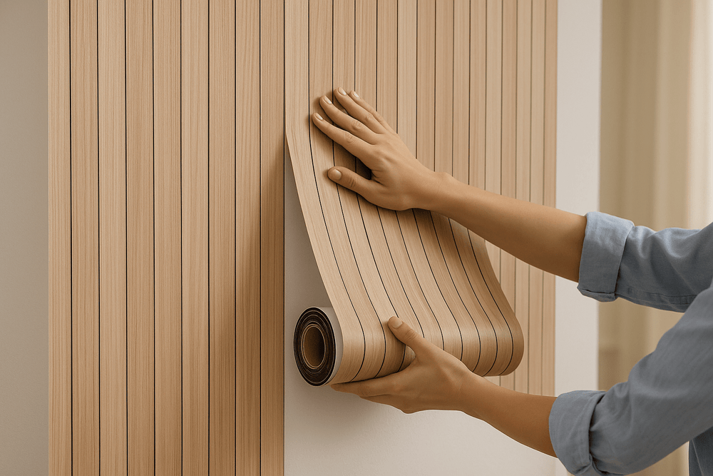 Samoljepljiva 3D tapeta drvo - realistična 3