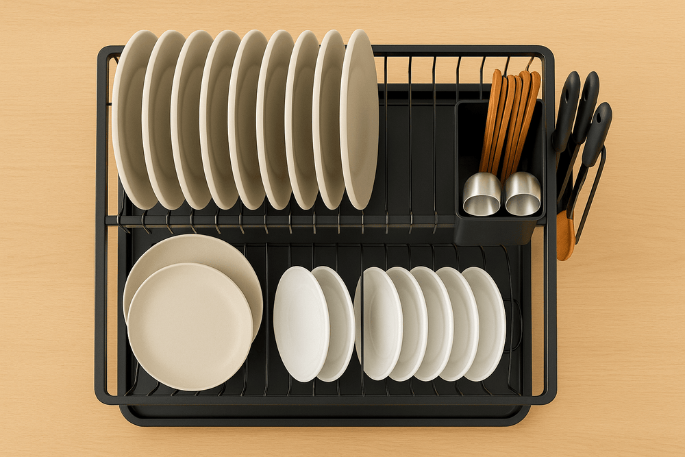 Stalak za sudove - odozgo