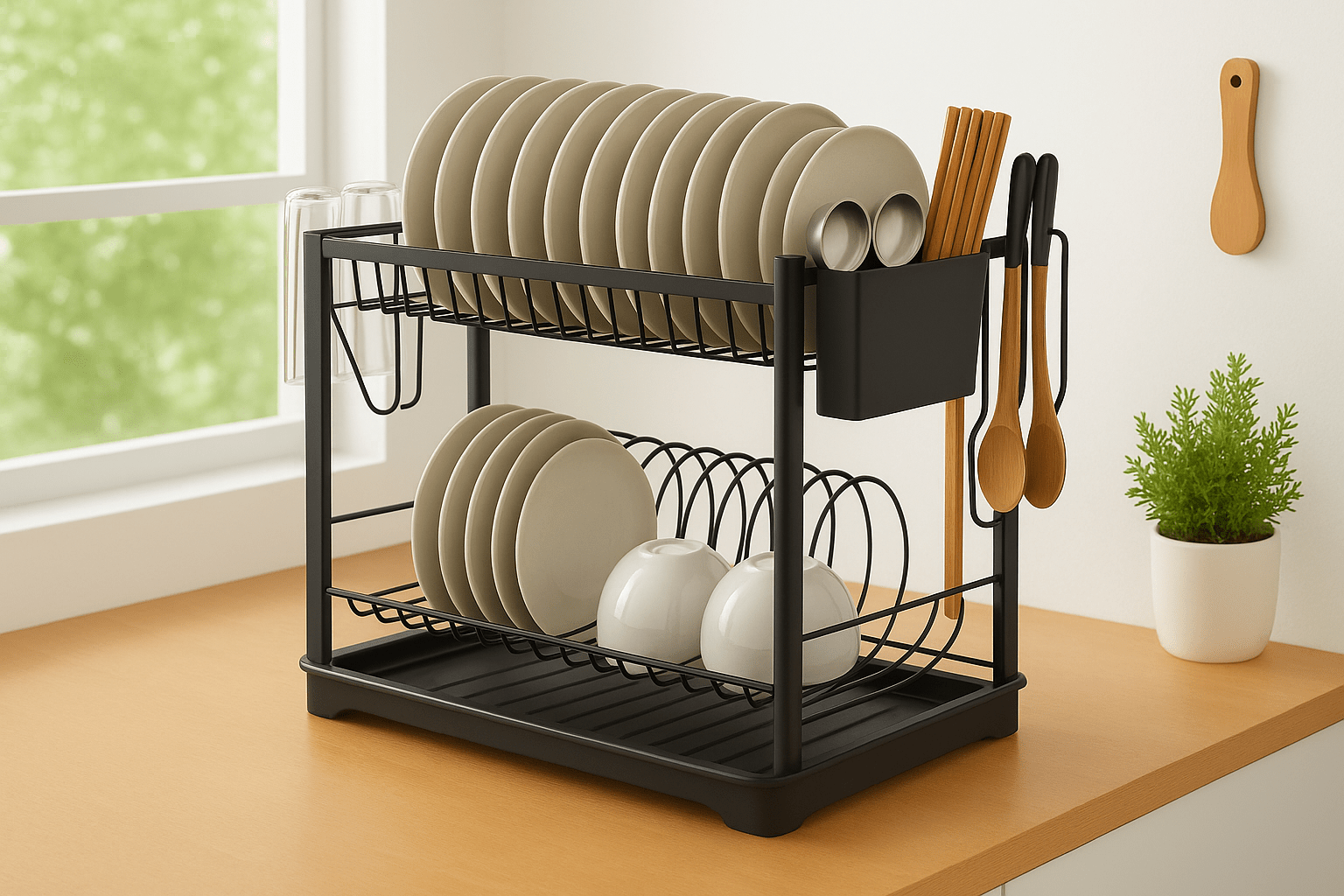 Stalak za sudove - prednji ugao