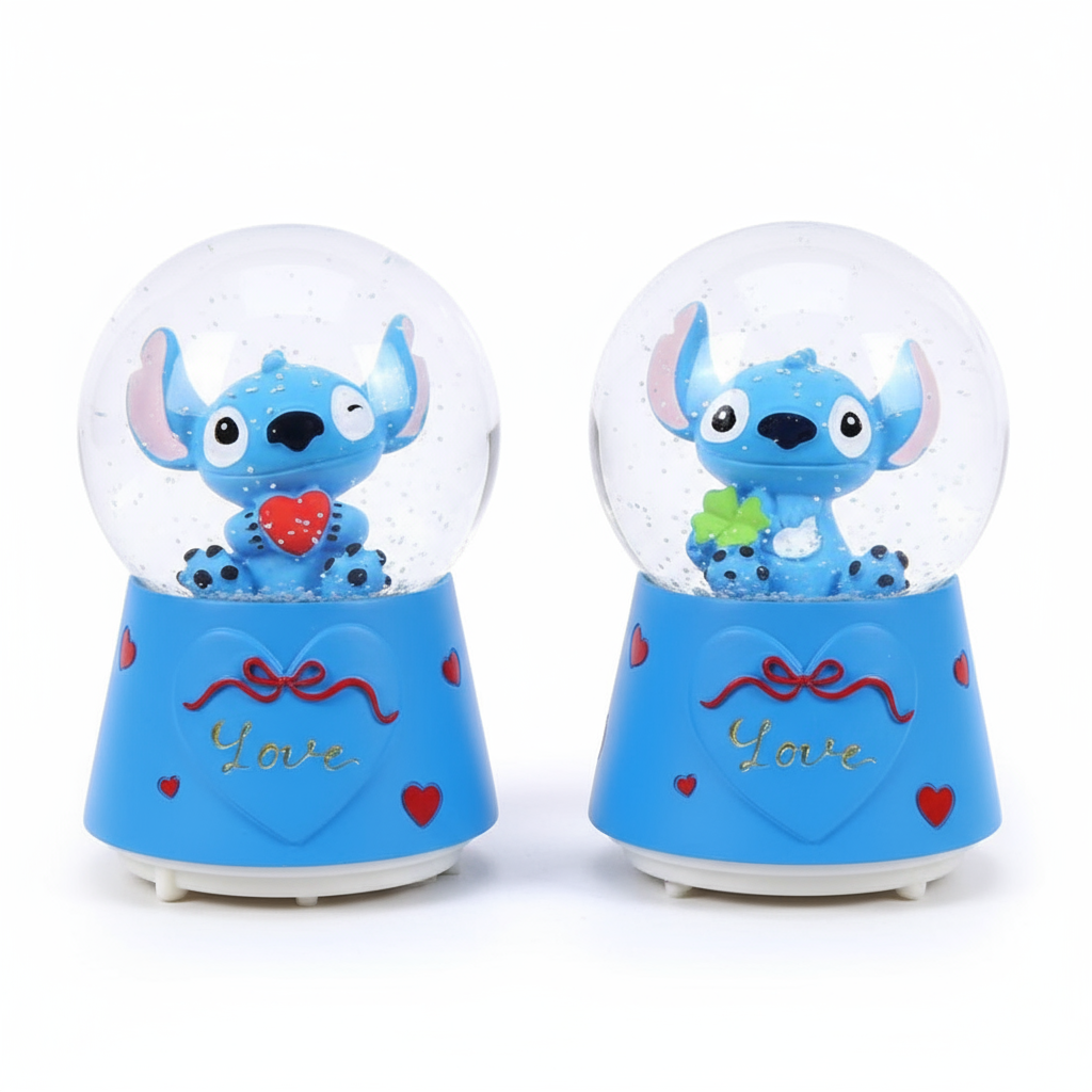 Stitch Snow Globes
